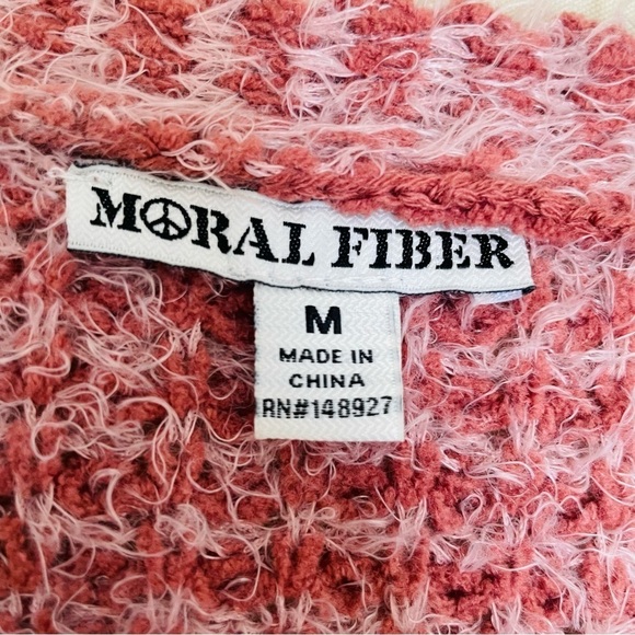 Moral Fiber Striped Open Cardigan- Size Medium - Picture 5 of 5